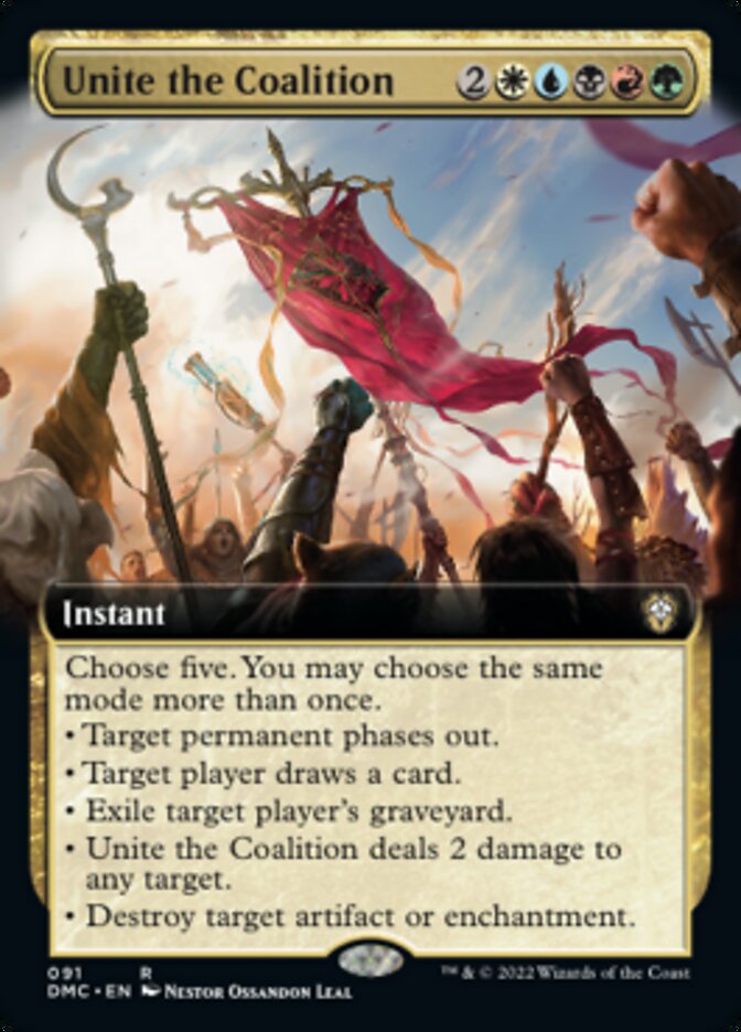 Unite the Coalition (Extended Art) [Dominaria United Commander] | Good Games Morley