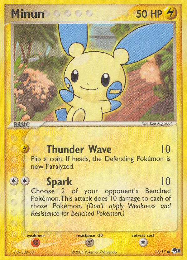 Minun (12/17) [POP Series 1] | Good Games Morley