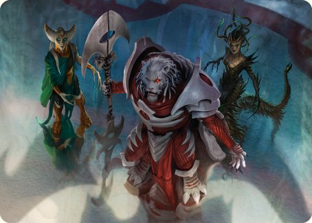 Norn's Decree Art Card [Phyrexia: All Will Be One Art Series] | Good Games Morley