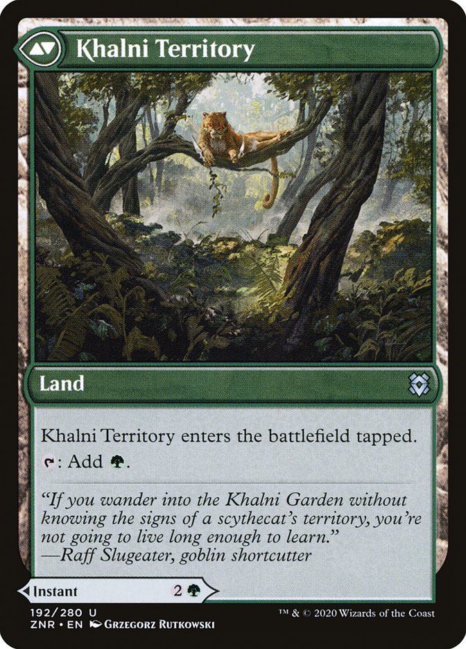 Khalni Ambush // Khalni Territory [Zendikar Rising] | Good Games Morley