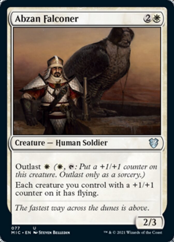 Abzan Falconer [Innistrad: Midnight Hunt Commander] | Good Games Morley