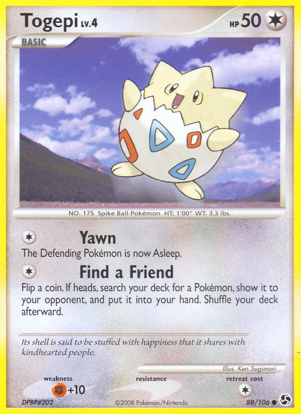 Togepi (88/106) [Diamond & Pearl: Great Encounters] | Good Games Morley
