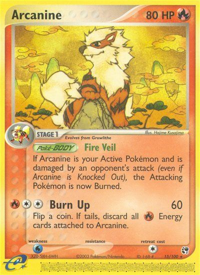 Arcanine (15/100) [EX: Sandstorm] | Good Games Morley