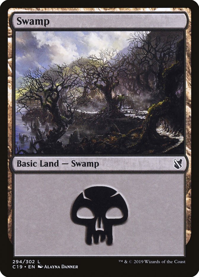 Swamp (294) [Commander 2019] | Good Games Morley
