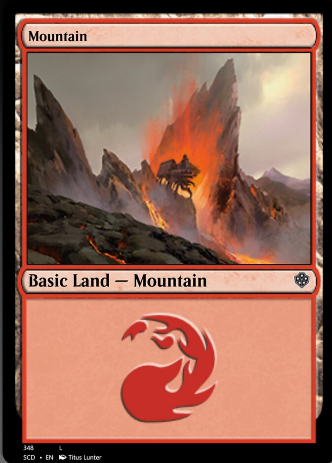 Mountain (348) [Starter Commander Decks] | Good Games Morley