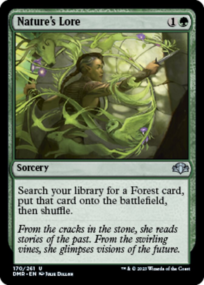 Nature's Lore [Dominaria Remastered] | Good Games Morley