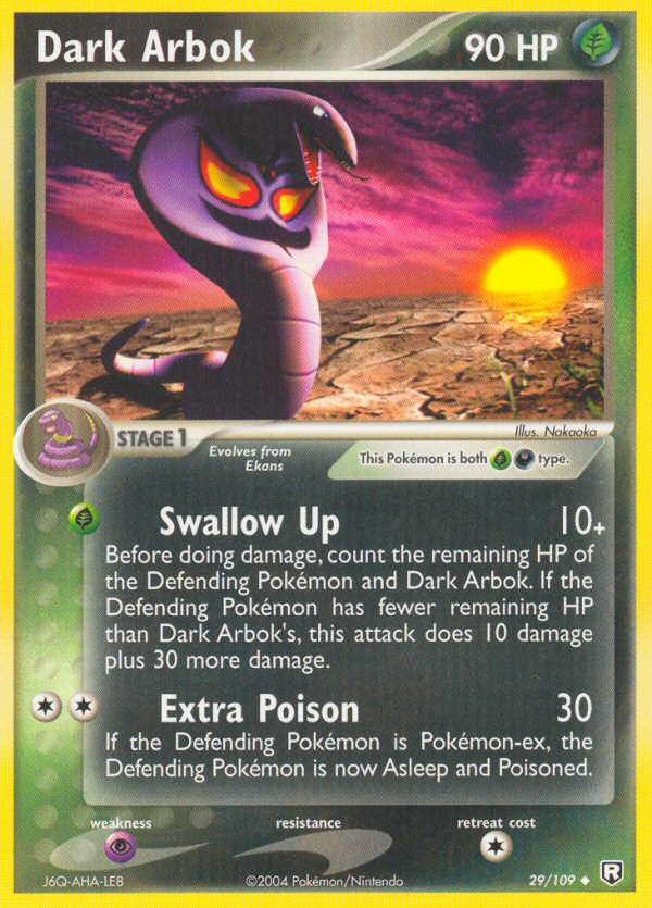 Dark Arbok (29/109) [EX: Team Rocket Returns] | Good Games Morley