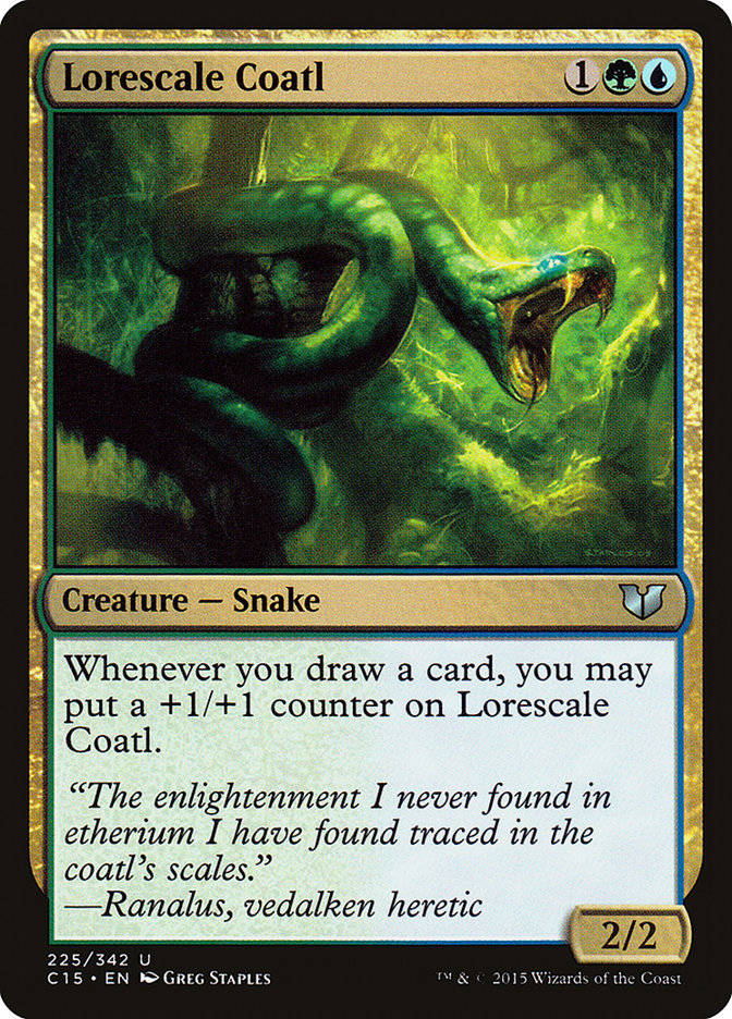Lorescale Coatl [Commander 2015] | Good Games Morley