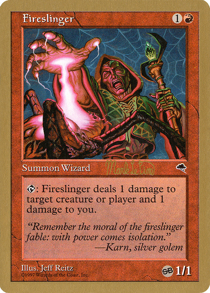 Fireslinger (Mark Le Pine) (SB) [World Championship Decks 1999] | Good Games Morley