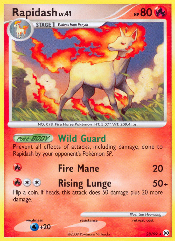 Rapidash (28/99) [Platinum: Arceus] | Good Games Morley