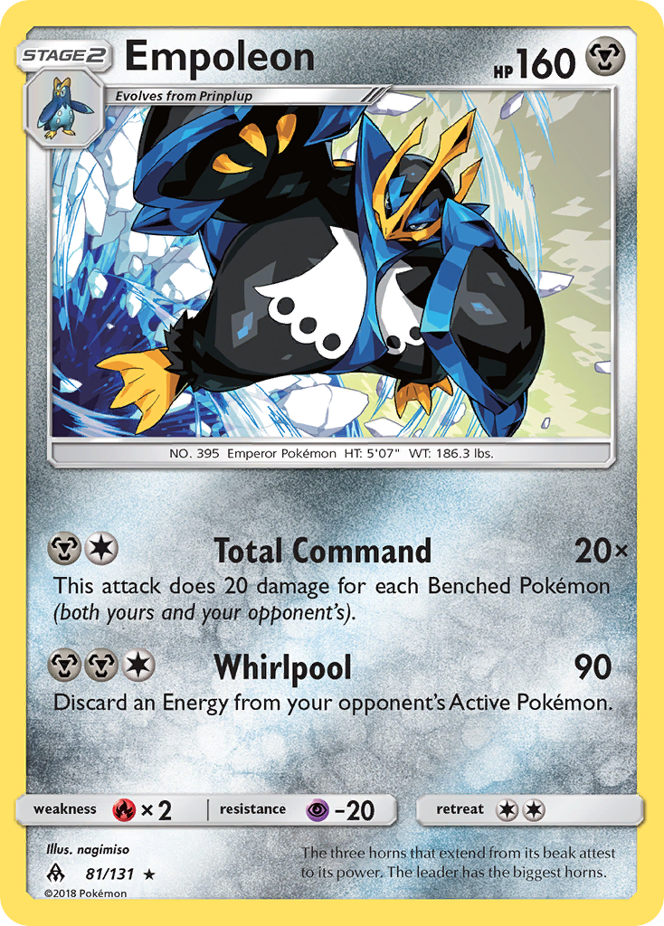 Empoleon (81/131) [Sun & Moon: Forbidden Light] | Good Games Morley