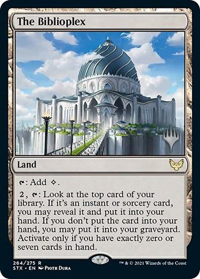 The Biblioplex (Promo Pack) [Strixhaven: School of Mages Promos] | Good Games Morley