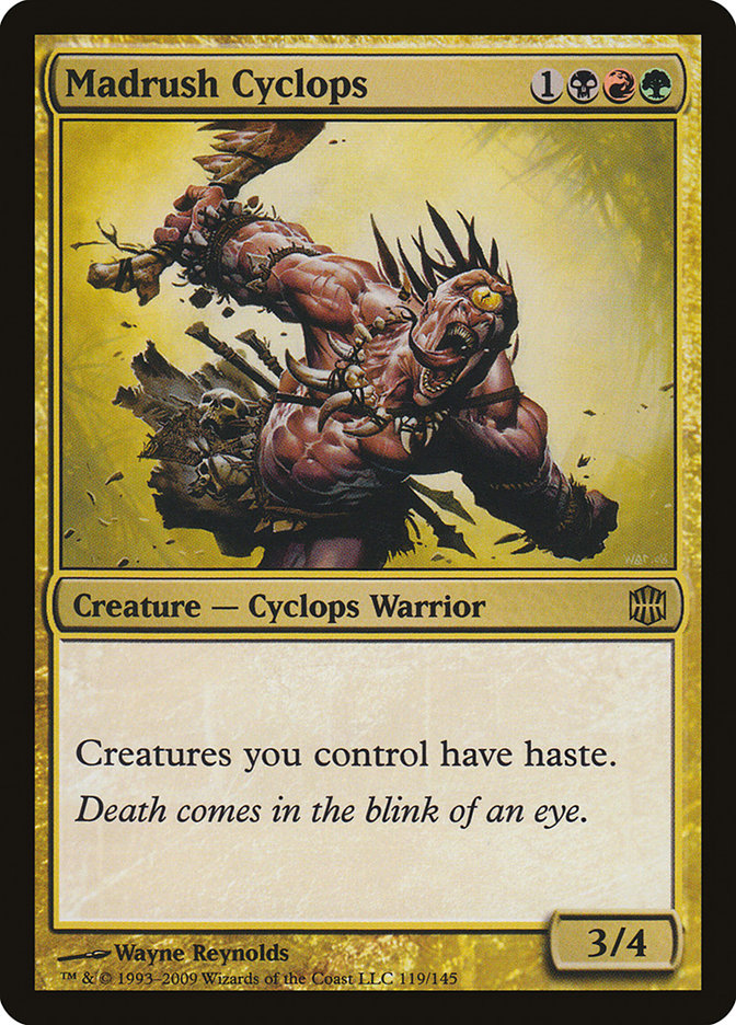 Madrush Cyclops [Alara Reborn] | Good Games Morley
