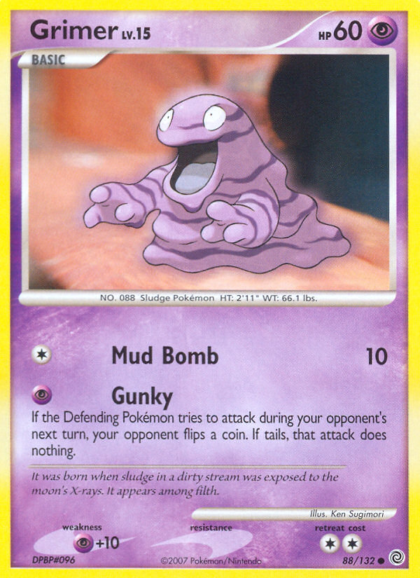 Grimer (88/132) [Diamond & Pearl: Secret Wonders] | Good Games Morley