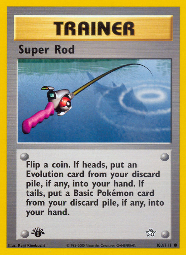 Super Rod (103/111) [Neo Genesis 1st Edition] | Good Games Morley