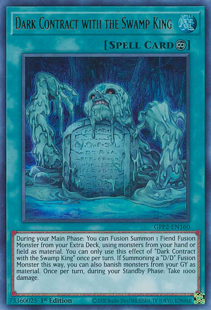 Dark Contract with the Swamp King [GFP2-EN160] Ultra Rare | Good Games Morley
