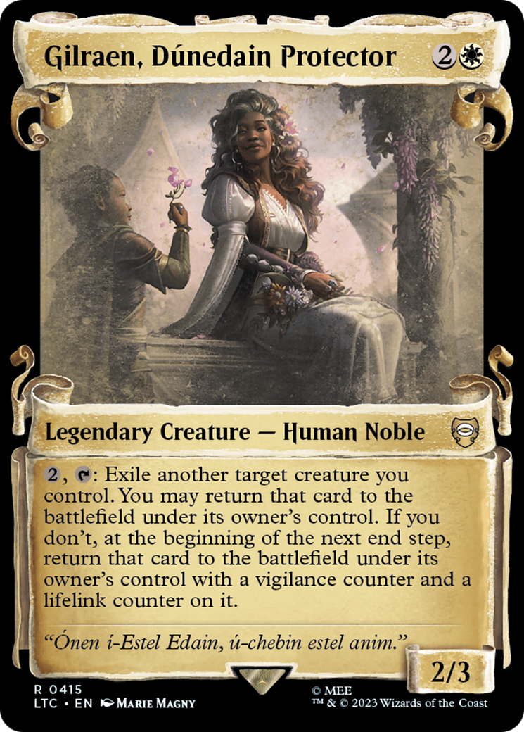 Gilraen, Dunedain Protector [The Lord of the Rings: Tales of Middle-Earth Commander Showcase Scrolls] | Good Games Morley