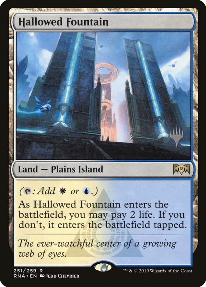 Hallowed Fountain (Promo Pack) [Ravnica Allegiance Promos] | Good Games Morley