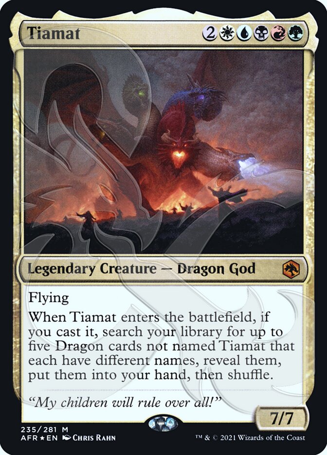 Tiamat (Ampersand Promo) [Dungeons & Dragons: Adventures in the Forgotten Realms Promos] | Good Games Morley