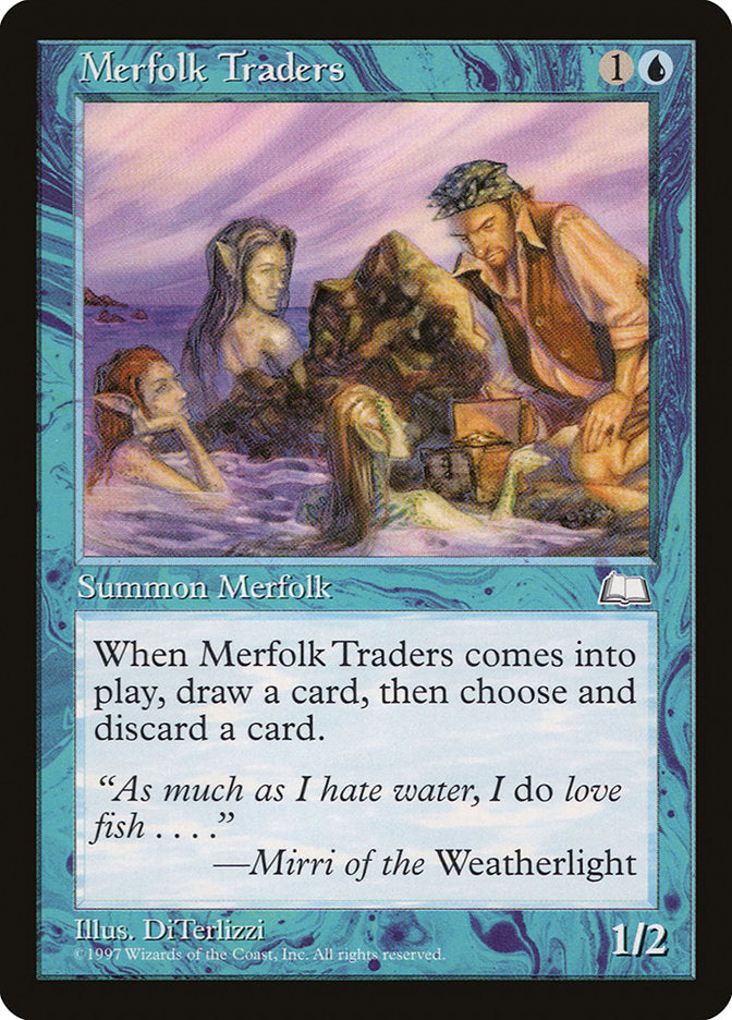 Merfolk Traders [Weatherlight] | Good Games Morley