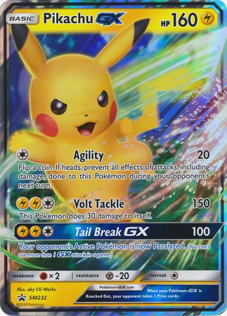 Pikachu GX (SM232) (Jumbo Card) [Sun & Moon: Black Star Promos] | Good Games Morley