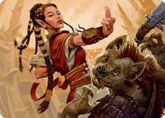 Half-Elf Monk Art Card [Dungeons & Dragons: Adventures in the Forgotten Realms Art Series] | Good Games Morley
