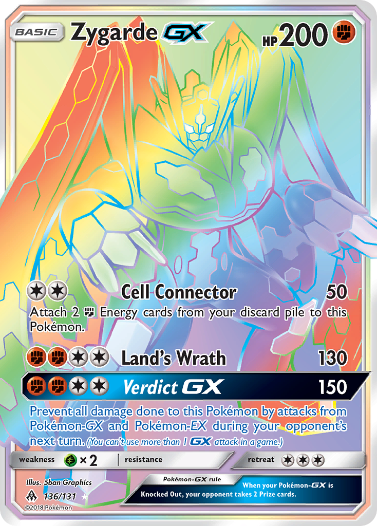Zygarde GX (136/131) [Sun & Moon: Forbidden Light] | Good Games Morley