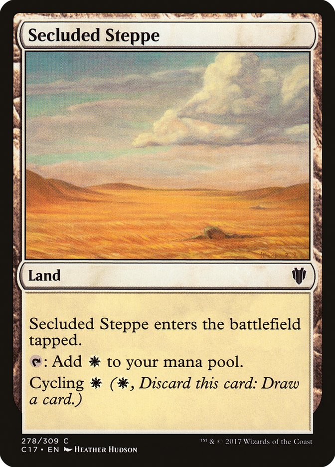 Secluded Steppe [Commander 2017] | Good Games Morley