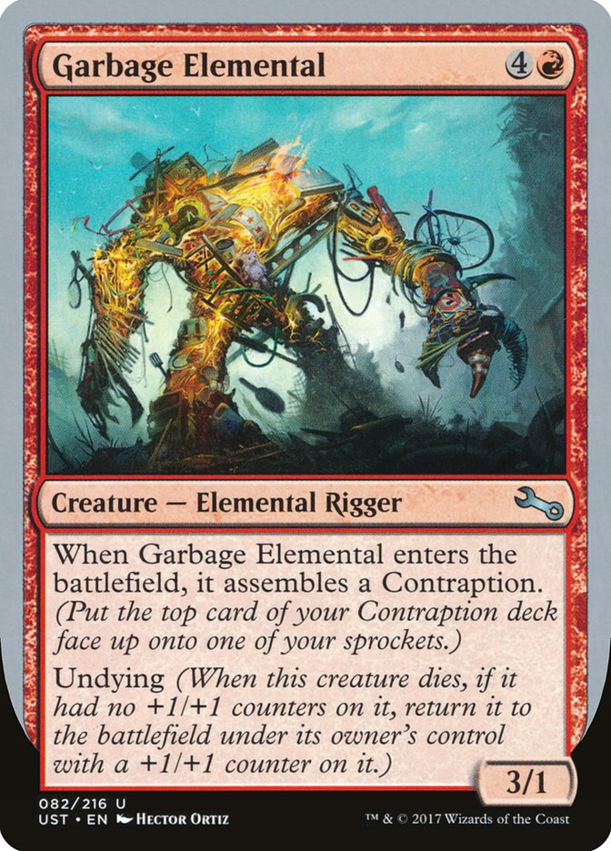 Garbage Elemental (3/1 Creature) [Unstable] | Good Games Morley