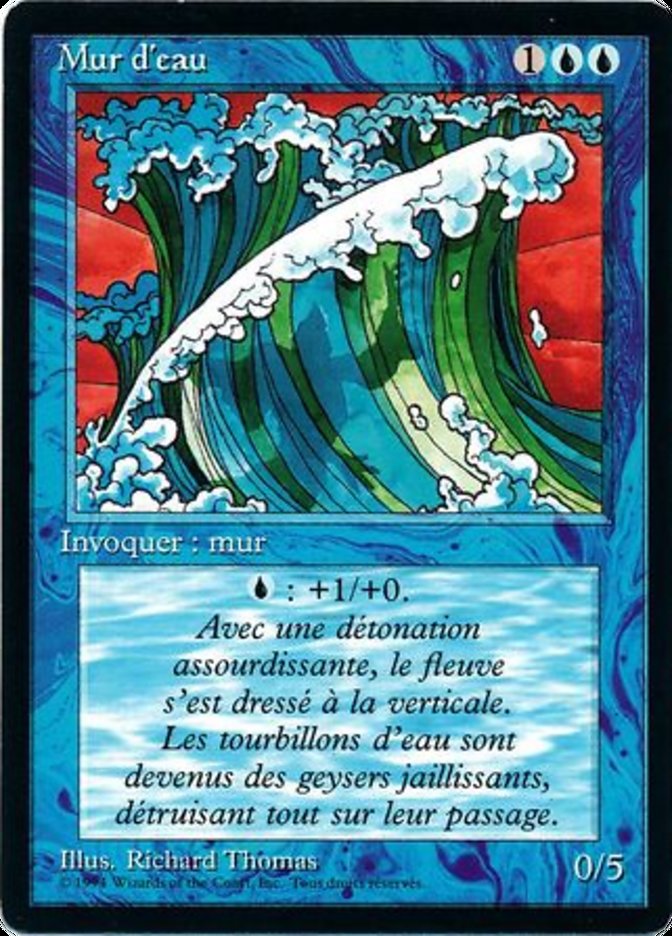 Wall of Water [Foreign Black Border] | Good Games Morley