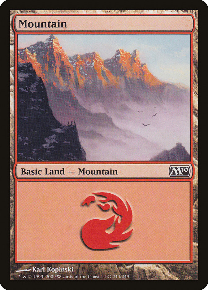 Mountain (244) [Magic 2010] | Good Games Morley
