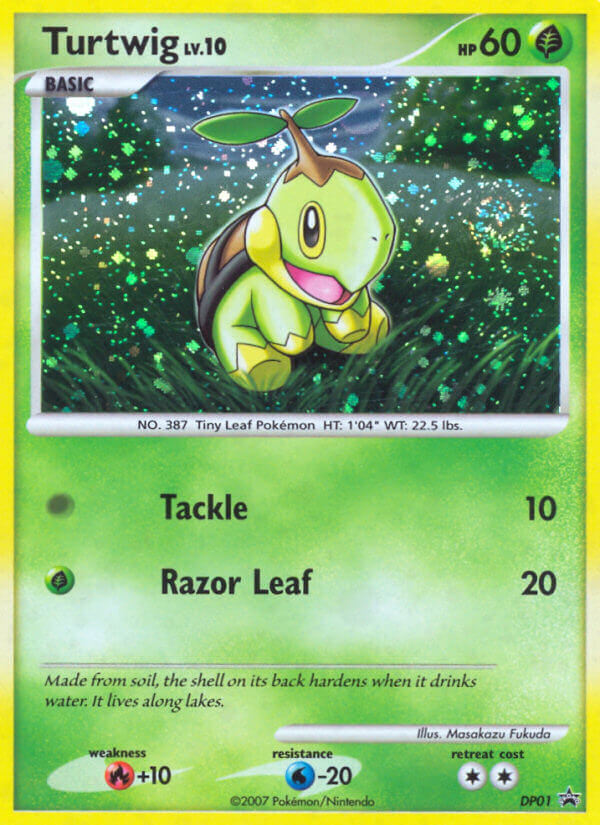 Turtwig (DP01) [Diamond & Pearl: Black Star Promos] | Good Games Morley