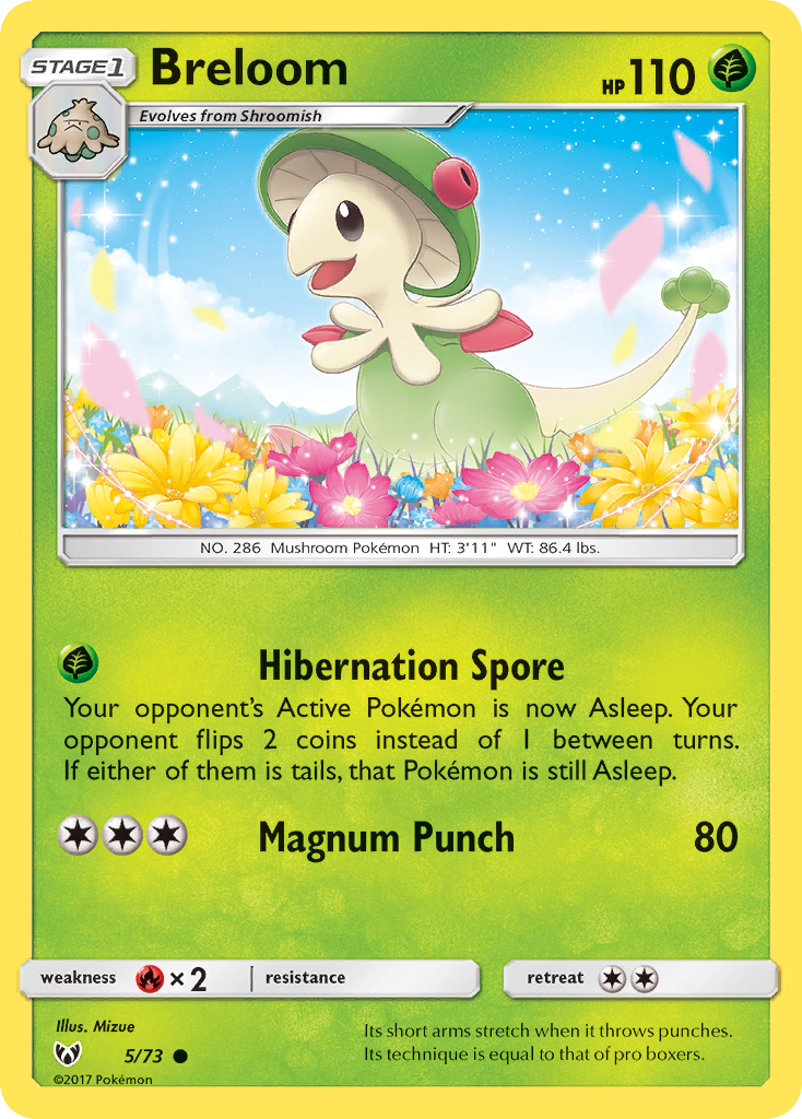 Breloom (5/73) [Sun & Moon: Shining Legends] | Good Games Morley