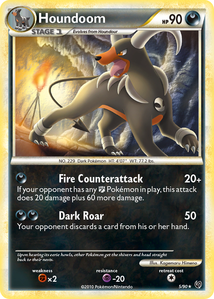 Houndoom (5/90) [HeartGold & SoulSilver: Undaunted] | Good Games Morley