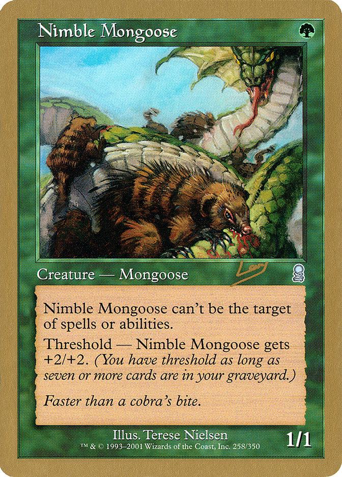 Nimble Mongoose (Raphael Levy) [World Championship Decks 2002] | Good Games Morley
