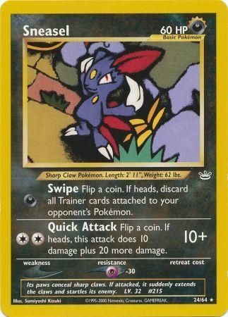 Sneasel (24/64) [Neo Revelation Unlimited] | Good Games Morley