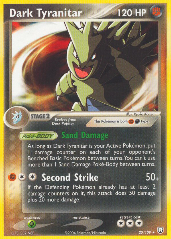Dark Tyranitar (20/109) [EX: Team Rocket Returns] | Good Games Morley