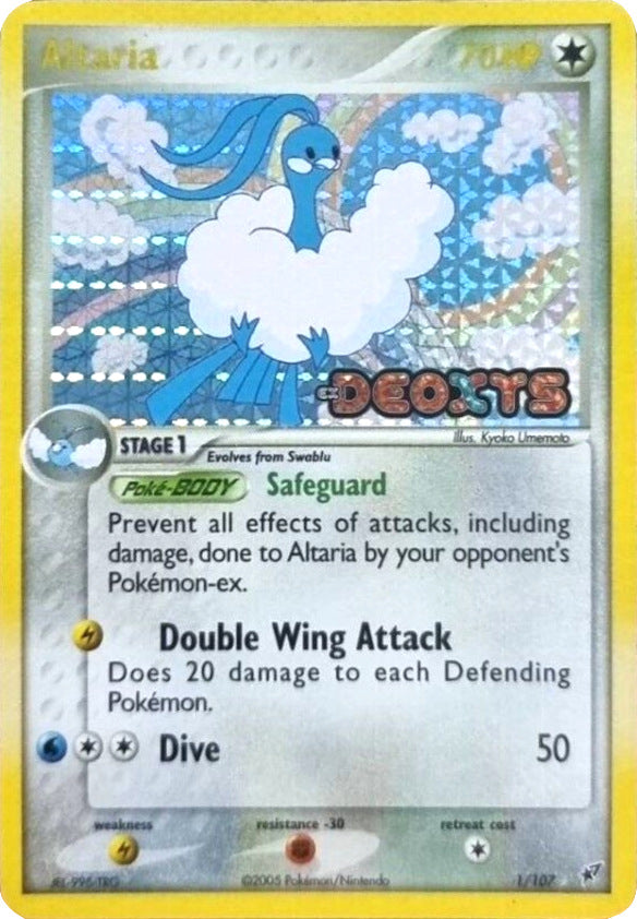 Altaria (1/107) (Stamped) [EX: Deoxys] | Good Games Morley
