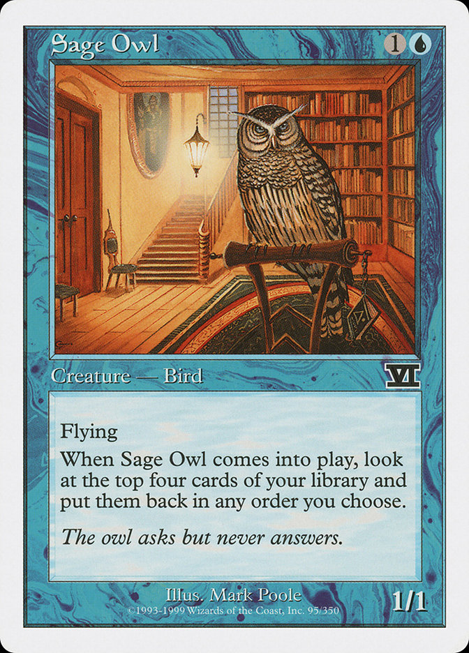 Sage Owl [Classic Sixth Edition] | Good Games Morley