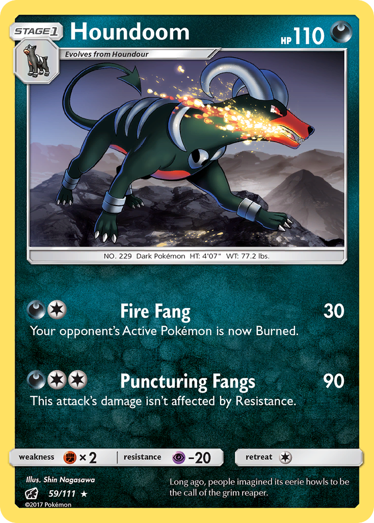 Houndoom (59/111) [Sun & Moon: Crimson Invasion] | Good Games Morley
