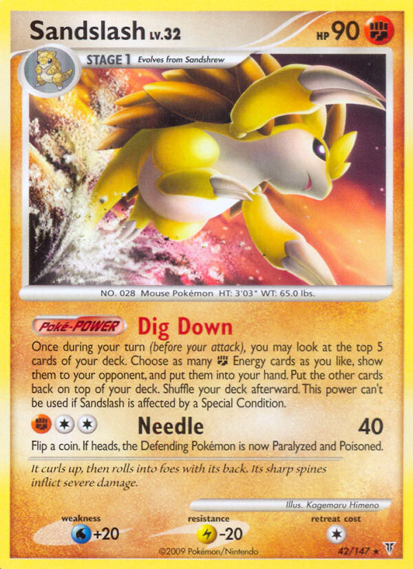 Sandslash (42/147) [Platinum: Supreme Victors] | Good Games Morley