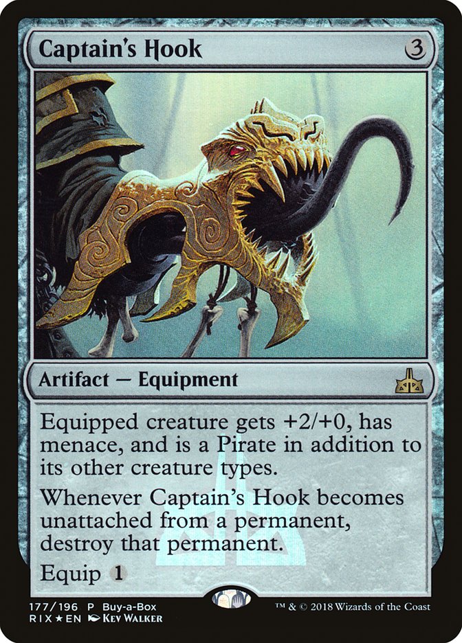 Captain's Hook (Buy-A-Box) [Rivals of Ixalan Promos] | Good Games Morley