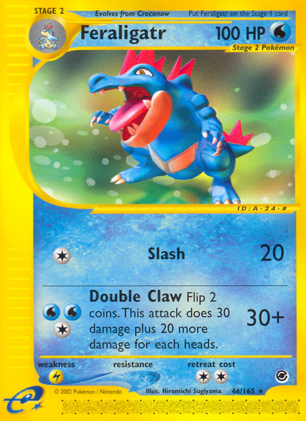 Feraligatr (46/165) [Expedition: Base Set] | Good Games Morley