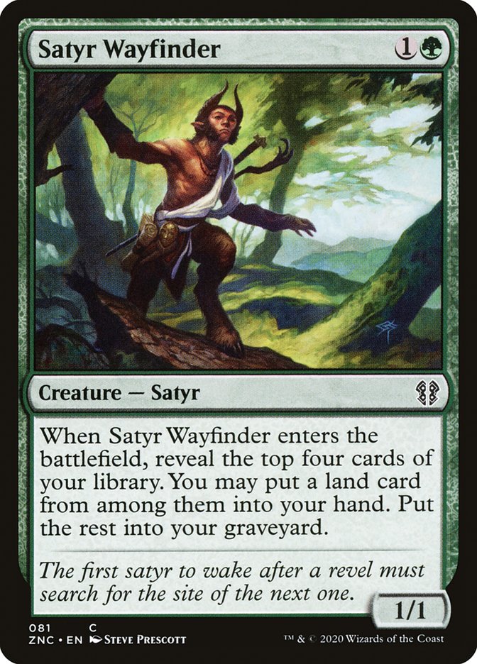 Satyr Wayfinder [Zendikar Rising Commander] | Good Games Morley