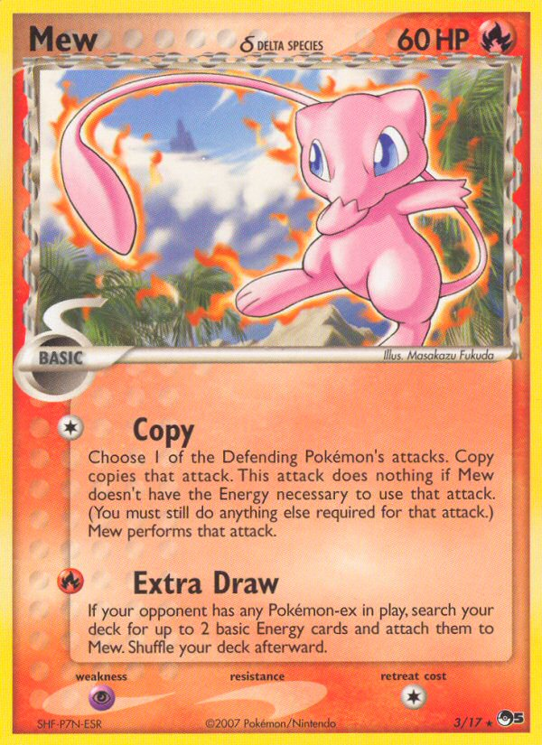 Mew (3/17) (Delta Species) [POP Series 5] | Good Games Morley