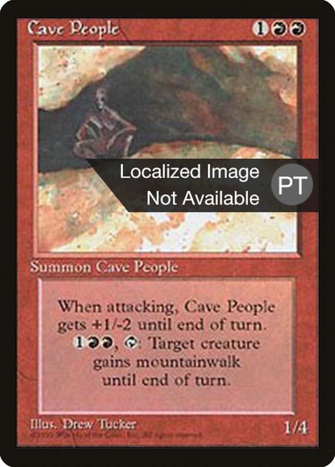 Cave People [Fourth Edition (Foreign Black Border)] | Good Games Morley
