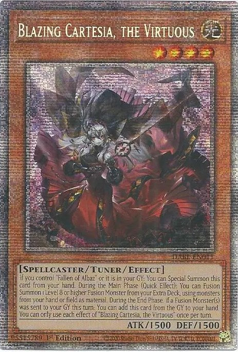 Blazing Cartesia, the Virtuous [DABL-EN011] Starlight Rare | Good Games Morley