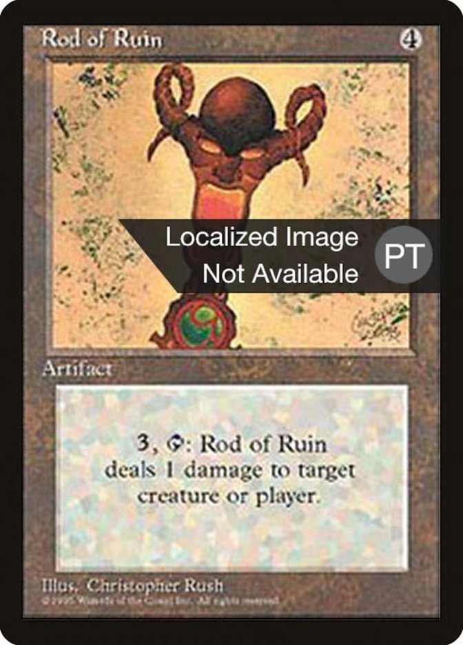 Rod of Ruin [Fourth Edition (Foreign Black Border)] | Good Games Morley
