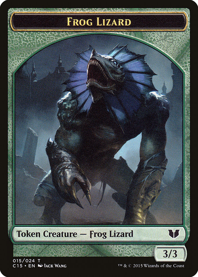 Frog Lizard Token [Commander 2015 Tokens] | Good Games Morley