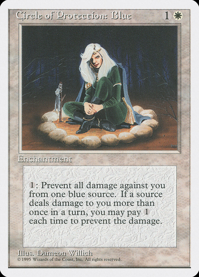 Circle of Protection: Blue [Fourth Edition] | Good Games Morley